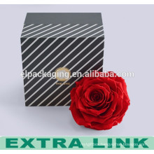2016 new design gift flower box luxury round hat flower packaging box